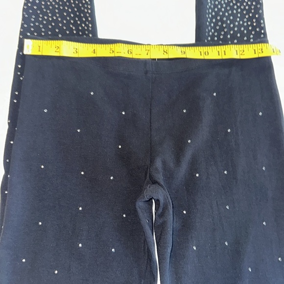 HUE Woman’s Black Legging With Small studs size Small - Picture 9 of 13